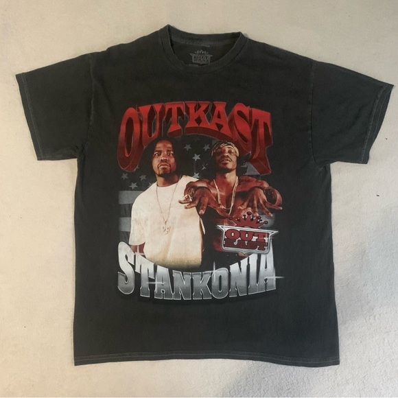 Vintage OutKast Stankonia Hip Hop Rap Poster Tee Size Medium - Picture 1 of 3